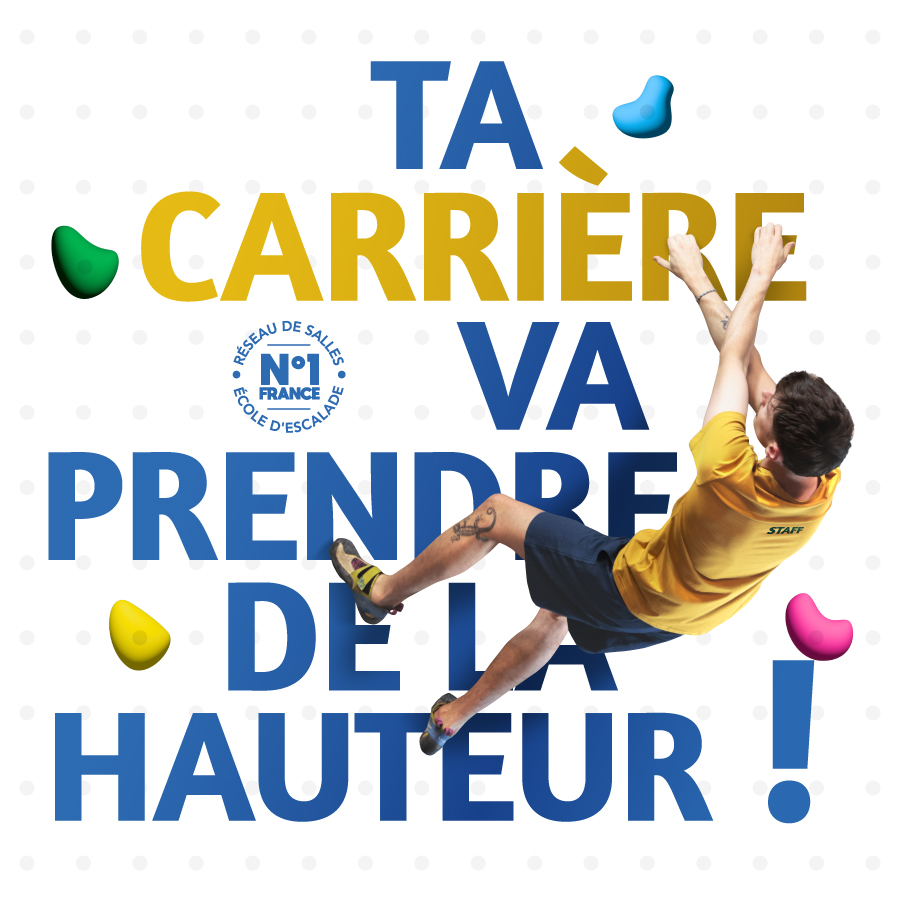 Climb Up recrute ses futurs moniteurs ! Postulez dès maintenant