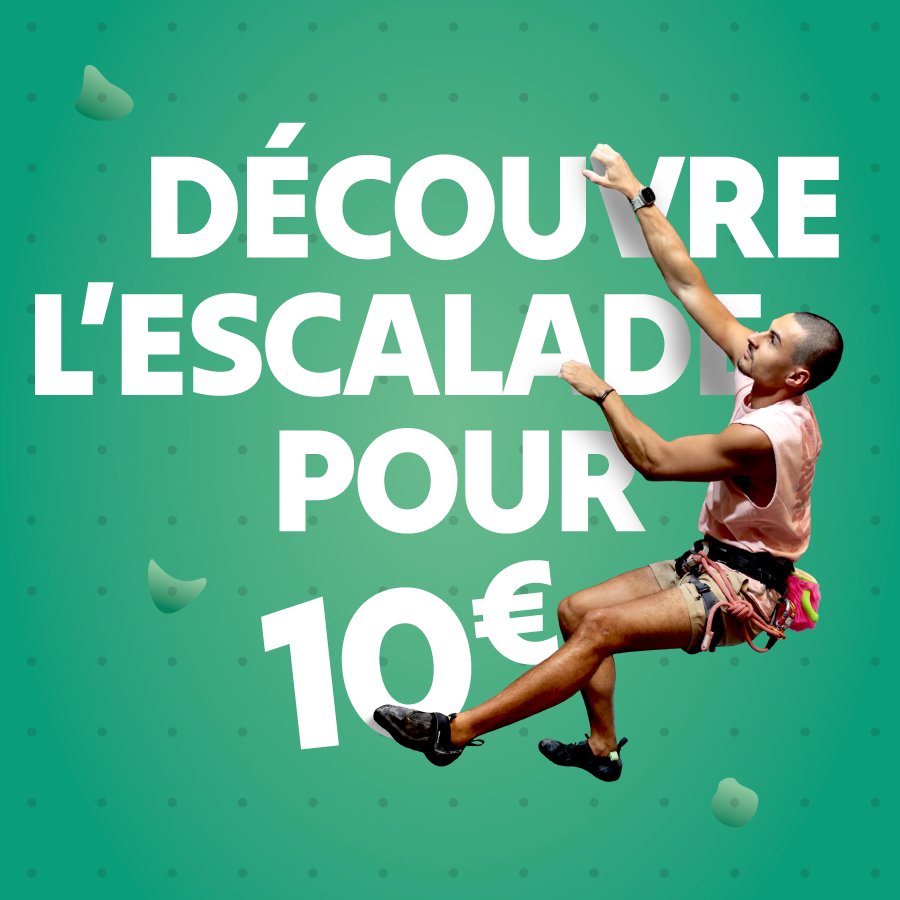 Cours découverte escalade à 10 € - Climb Up